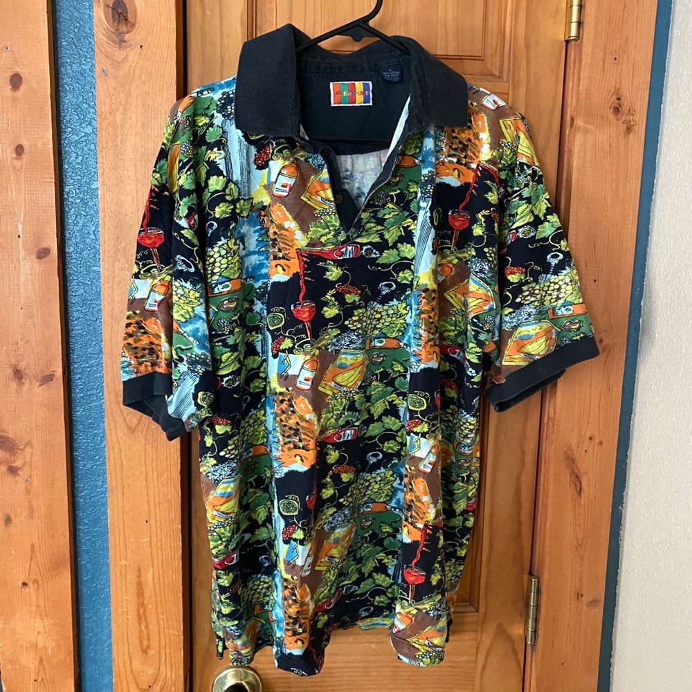 Vintage Multi Color Wine 🍷 🍇 Polo